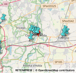 Mappa Via Cantarana, 20062 Cassano d'Adda MI, Italia (5.508)