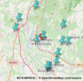 Mappa Piazza Vittorio Emanuele, 37015 Sant'Ambrogio di Valpolicella VR, Italia (4.42385)