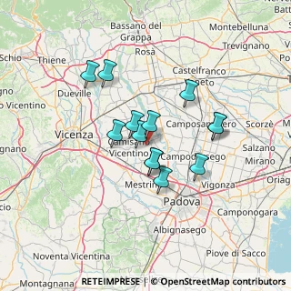 Mappa Via Busa, 35016 Piazzola sul Brenta PD, Italia (10.56077)