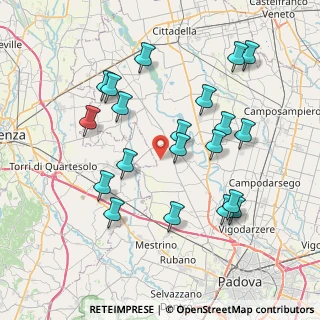 Mappa Via Busa, 35016 Piazzola sul Brenta PD, Italia (7.8045)