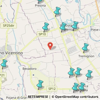 Mappa Via Busa, 35016 Piazzola sul Brenta PD, Italia (3.28308)