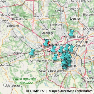 Mappa Viale delle Ferrovie, 20017 Rho MI, Italia (7.79882)
