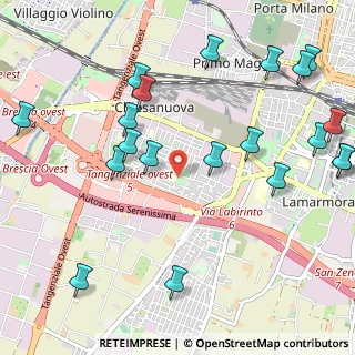 Mappa Via Parenzo Scuole, 25125 Brescia BS, Italia (1.33)