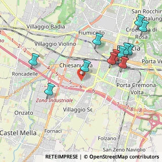Mappa Via Parenzo Scuole, 25125 Brescia BS, Italia (2.31167)