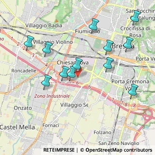 Mappa Via Parenzo Scuole, 25125 Brescia BS, Italia (2.11667)