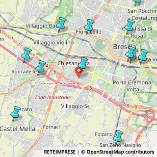 Mappa Via Parenzo Scuole, 25125 Brescia BS, Italia (3.0825)