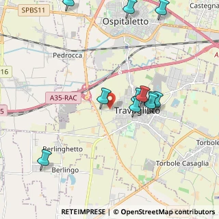 Mappa Via dei Brusati, 25039 Travagliato BS, Italia (2.12909)