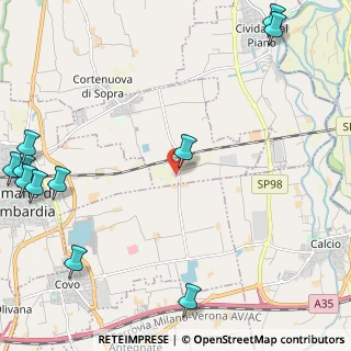 Mappa Via Alessandro Volta, 24050 Cortenuova BG, Italia (3.4)