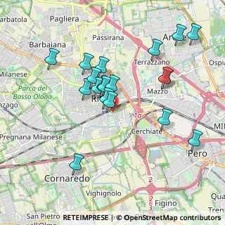 Mappa Via Carlo Porta, 20017 Rho MI, Italia (1.79263)
