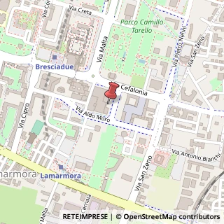 Mappa Via Aldo Moro, 13, 25124 Brescia, Brescia (Lombardia)