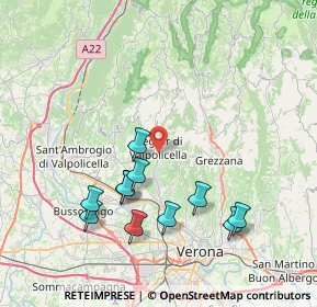 Mappa 37024 Negrar di Valpolicella VR, Italia (7.83818)