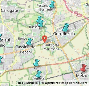 Mappa 20060 Milano MI, Italia (2.69364)