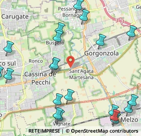 Mappa 20060 Milano MI, Italia (2.903)