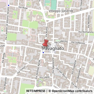 Mappa Piazza Cavour, 1, 25039 Travagliato, Brescia (Lombardia)