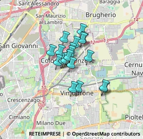 Mappa Via Novara, 20093 Cologno Monzese MI, Italia (1.048)