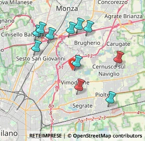 Mappa Via Novara, 20093 Cologno Monzese MI, Italia (3.88)