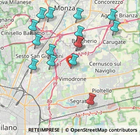 Mappa Via Novara, 20093 Cologno Monzese MI, Italia (4.02)