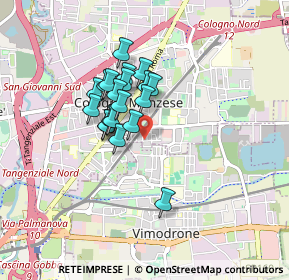 Mappa Via Novara, 20093 Cologno Monzese MI, Italia (0.6195)