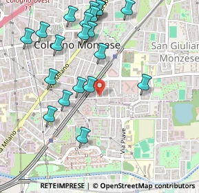 Mappa Via Novara, 20093 Cologno Monzese MI, Italia (0.57)