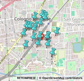 Mappa Via Novara, 20093 Cologno Monzese MI, Italia (0.3325)