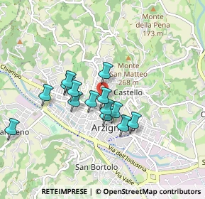 Mappa Via Vittorio Alfieri, 36071 Arzignano VI, Italia (0.69071)