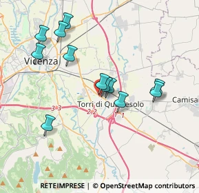 Mappa Via Garibaldi, 36040 Torri di Quartesolo VI, Italia (3.5375)