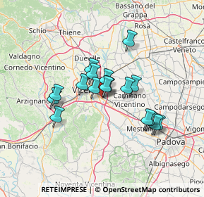 Mappa Via Garibaldi, 36040 Torri di Quartesolo VI, Italia (10.36588)