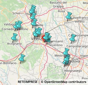 Mappa Via Garibaldi, 36040 Torri di Quartesolo VI, Italia (15.3885)