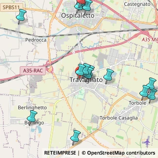 Mappa Via Luigi Cadorna, 25039 Travagliato BS, Italia (2.76063)