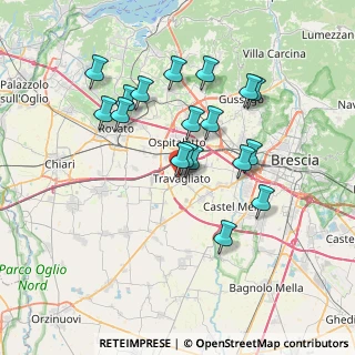 Mappa Via Luigi Cadorna, 25039 Travagliato BS, Italia (6.54)