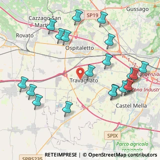 Mappa Via Luigi Cadorna, 25039 Travagliato BS, Italia (4.8585)