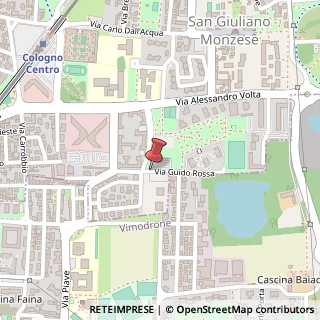 Mappa Via Guido Rossa, 3, 20093 Cologno Monzese, Milano (Lombardia)