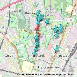 Mappa Via Guido da Velate, 20162 Milano MI, Italia (0.829)