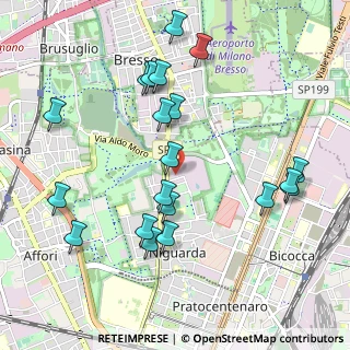 Mappa Via Guido da Velate, 20162 Milano MI, Italia (1.089)