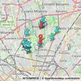 Mappa Via Guido da Velate, 20162 Milano MI, Italia (1.592)