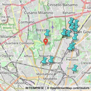 Mappa Via Guido da Velate, 20162 Milano MI, Italia (2.38133)
