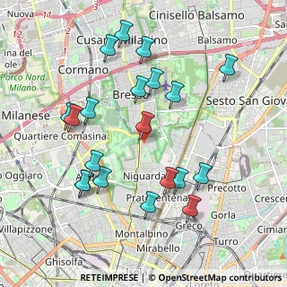 Mappa Via Guido da Velate, 20162 Milano MI, Italia (2.058)