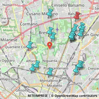 Mappa Via Guido da Velate, 20162 Milano MI, Italia (2.3535)
