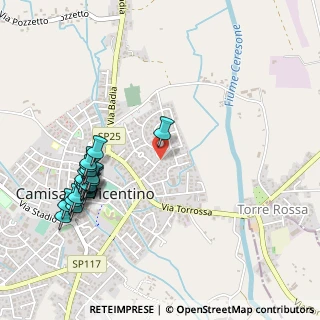 Mappa Via Andrea Palladio, 36043 Camisano Vicentino VI, Italia (0.5745)