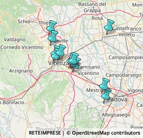 Mappa Via dei Genieri, 36040 Torri di Quartesolo VI, Italia (10.56273)