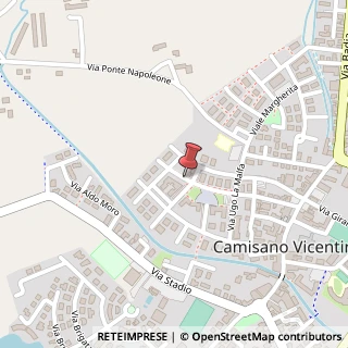 Mappa Piazza della Repubblica- Via Sandro Pertini, 36043 Camisano Vicentino, Vicenza (Veneto)