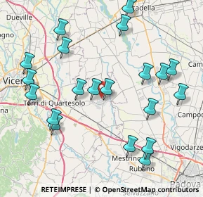 Mappa Viale Ambrosoli, 36043 Camisano vicentino VI, Italia (9.0675)