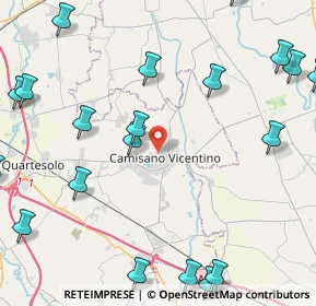 Mappa Via Giorgio Ambrosoli, 36043 Camisano vicentino VI, Italia (6.075)