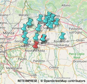 Mappa 24047 Treviglio BG, Italia (11.2535)