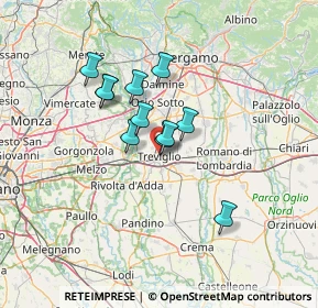 Mappa 24047 Treviglio BG, Italia (9.92636)