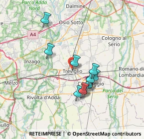 Mappa 24047 Treviglio BG, Italia (5.82455)