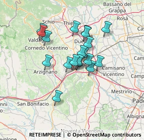Mappa Via Cristoforo Colombo, 36051 Vicenza VI, Italia (10.15)