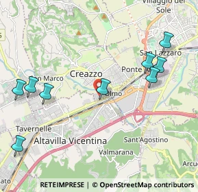 Mappa Via Cristoforo Colombo, 36051 Vicenza VI, Italia (3.08769)