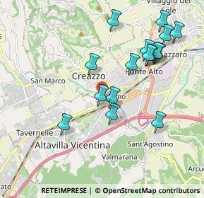 Mappa Via Cristoforo Colombo, 36051 Vicenza VI, Italia (1.99563)