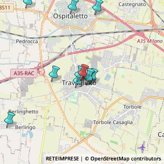 Mappa Via Guglielmo Marconi, 25039 Travagliato BS, Italia (1.81636)